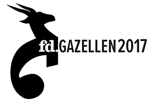 FD-Gazellen logo zwart-wit